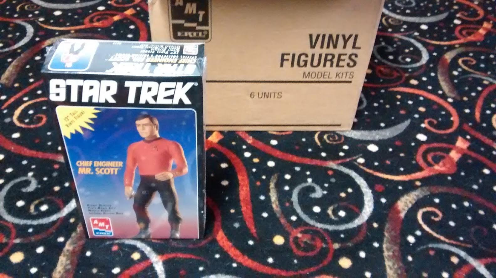 Star Trek 12" Vinyl Mr. Scott SCOTTY 1994 AMT ERTL CASE LOT BOX