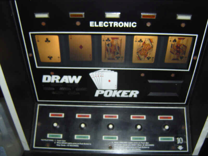 1970's Electronic DrawPoker Arcade machine