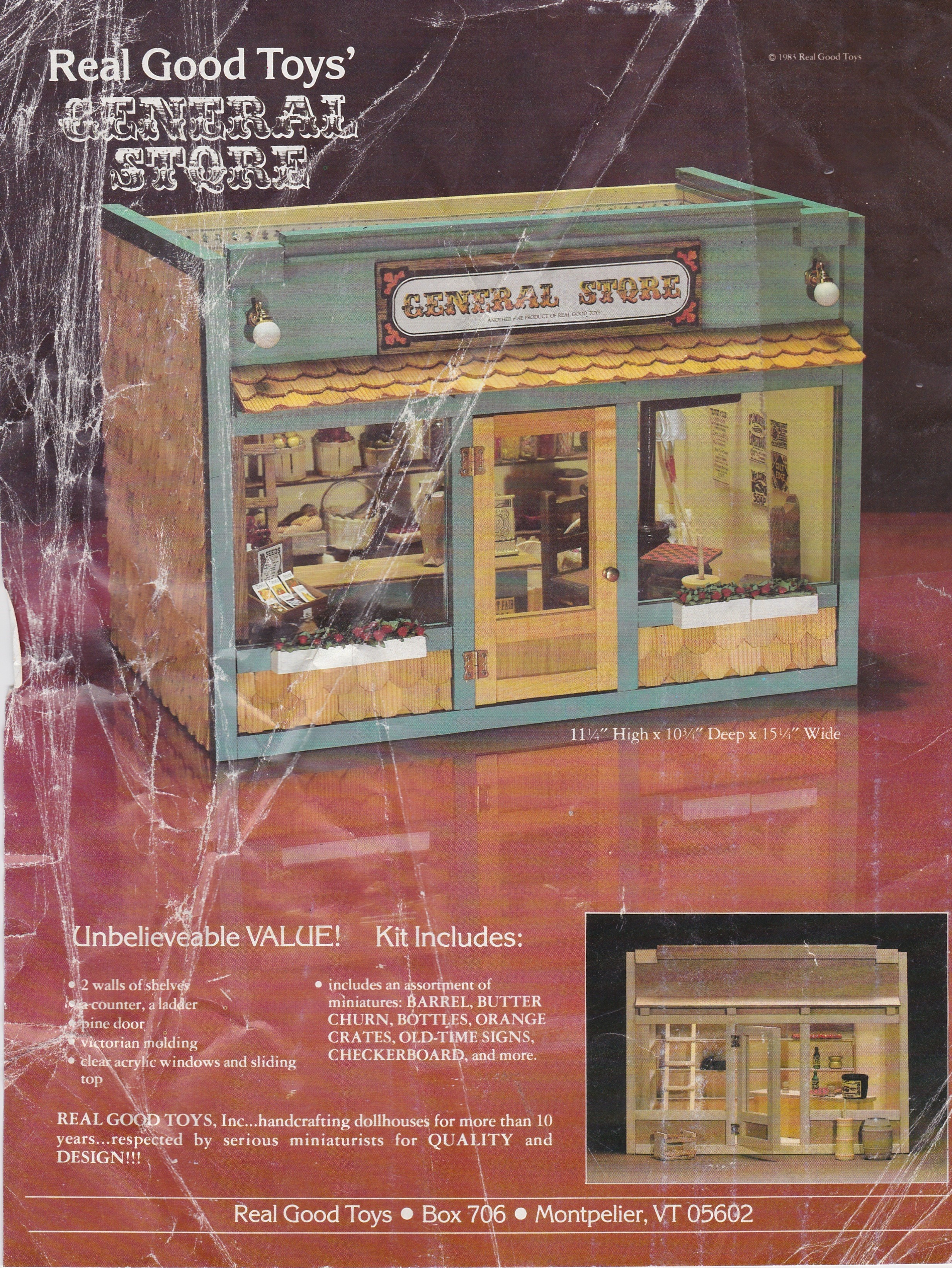 1983 General Store Miniature Kit NIB - Click Image to Close